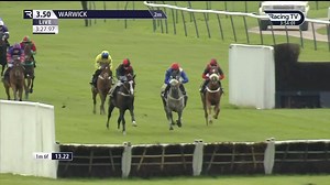 10K views · 66 reactions | Irish Lullaby fends off Irish Chorus to win on her first attempt over hurdles in the hands of Henry Brooke for Oliver Greenall & Josh Guerriero | Warwick Racecourse | Facebook