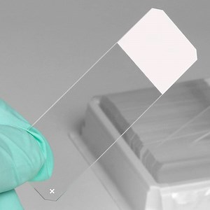 Manufacturer Free Cleaning Polishing Positive Charged Frosted End Slides Microscope Glass Slide