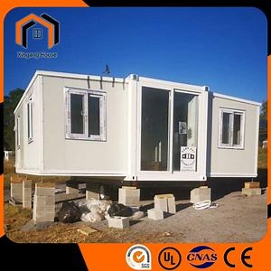 [Hot Item] Montaje Rápido Portátil de Lujo Tres Dormitorios 40FT Edificio Modular de Acero Prefabricado Casas Prefabricadas Casa Contenedor Expandible