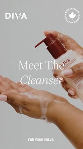 Meet the cleanser: A no-brainer, luxe addition to your shower routine, gently nurturing delicate vulvar skin with natural, skin-loving ingredients. - pH-balanced - Contains prebiotics & probiotics - Hydrates with cranberry seed oil and Aloe | DIVA