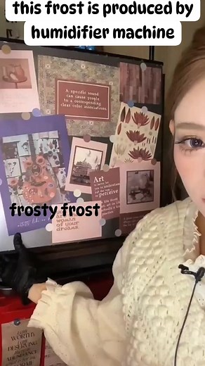 scrapping crunchy freezer frost produced by a humidifier | frosty_frost_asmr