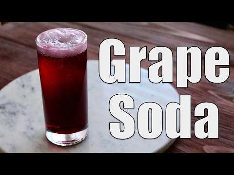 Natural Grape Soda Recipe (Old Fashioned Recipe)