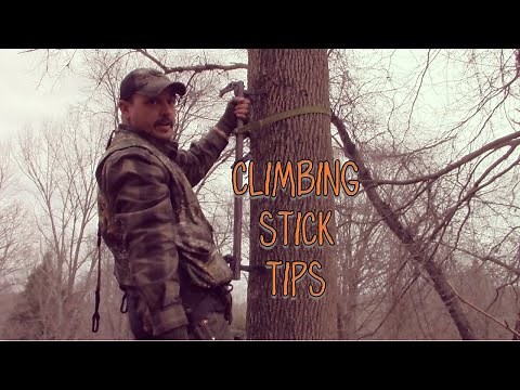 How to use climbing sticks