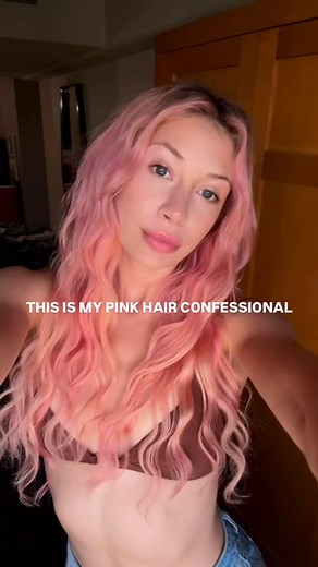 collab with @overtonecolor | 50 shades of pink since November 😂 to create this color I used a combination of: Cotton Candy Pink Desert Rose Pastel Purple use my code DELANEYL10 when you grab your next color! ✨ dm me if you have questions! #coloredhair #pinkhair #maincharacterenergy #OvertoneCreatorGiveaway #OVTColorConfessional | Delaney Lawrence
