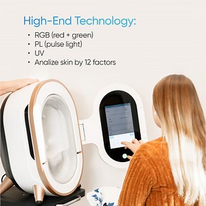 [Hot Item] Portable 3D Ai Face Skin Analyzer Facial Tester Scanner Face Mirror Device Skin Analyzer Machine