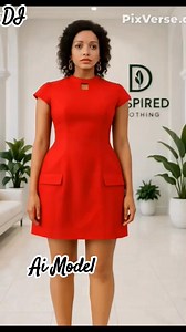 AI Fashion Model: Structured Dress with Exaggerated Hip. #fashion ##styleinspo #fashionstyle. #fashionstyle #dinspiredclothingfanchallenge. #dinspiredschooloffashion | DInspired Clothing