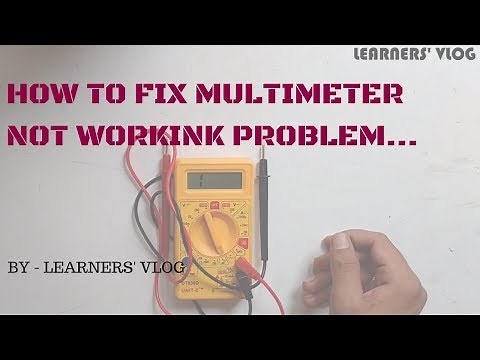 Multimeter not working? How to fix multimeter not working problem#How to repair multimeter