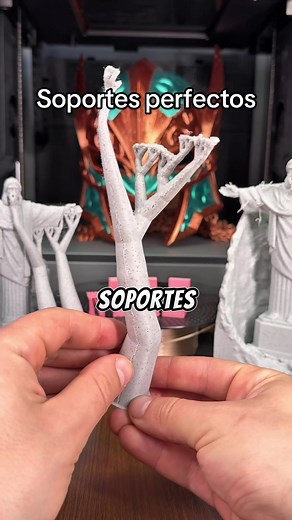 Soportes perfectos en impresión 3D: interfase y tree supports