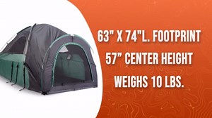 Guide Gear Truck Tent for Camping, Camp Tents for Pickup Trucks, Waterproof Rainfly Included, Sleeps 2