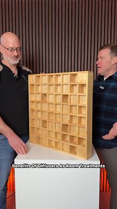 12K views · 61 reactions | Nick & Ed dive into the magic of diffusers and their benefits as acoustic room treatments. #hometheater #speakers #subwoofers #svs #soundrevolution | SVS | Facebook