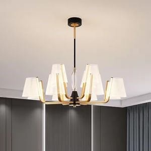 [Hot Item] Acrylic Light Guide Plate Design Nordic Decorative Modern LED Luxury Chandelier