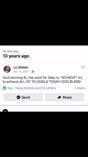 Just sum of the things I’ve seen ist n the last 13 years on this date I thought I’d share them wit yall | Lasheena Weekley
