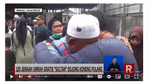 Kabar Terkini Jemaah Umrah yang Diberangkatkan Sultan Bojong Koneng, Ngaku Masih Tak Menyangka - Tribunjakarta.com