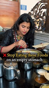 Avoid These Foods on an Empty Stomach to live healthy without Blood Sugar spikes. 🚫 Coffee/Tea – Can spike acidity and lead to inflammation. 🍬 Sweets/Sugar – Instant sugar rush = insulin spike and energy crash later. 🍎 Fruits Alone – Can raise blood sugar quickly. Pair with nuts to balance it. 🍞 Plain Bread – Triggers inflammation. Toast it and add some good fat fibre. 🥛 Hot Milk – May worsen acidity. Cold diluted milk is a gentler option. 🍟 Oily Foods – Can trigger acid reflux and digesti