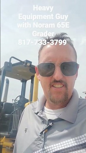 Heavy Equipment Guy with a Noram 65E Grader #noram65 #Grader #heavyequipment #noram65e #blade