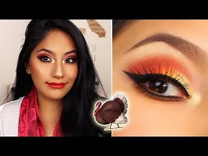 THANKSGIVING DAY Makeup Tutorial!!! QUICK & EASY (2017)