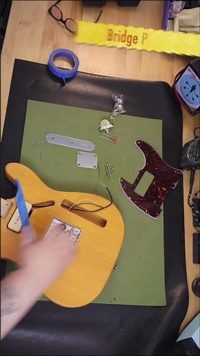 Squier Classic Vibe 50s Telecaster P90 - Build - #guitar #guitarist #fender #fendertelecaster