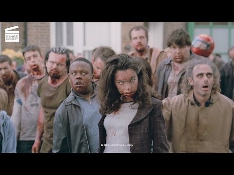 Shaun of the Dead: Acting like Zombies (HD CLIP)