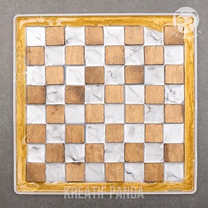 Papan Catur Resin Marmer! | Kreatif Panda