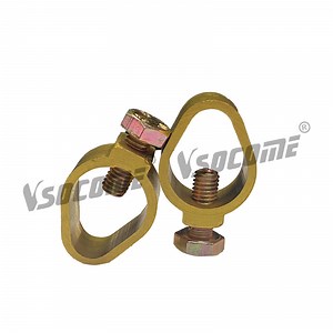 [Hot Item] Ground Rod to Cable Connector Brass Clamps Grounding Systems