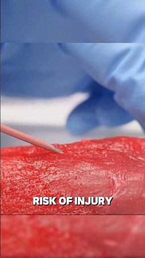 Gallium needle that doesn't hurt...