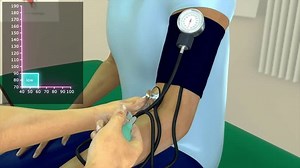 Low Blood Pressure Graph 3d Rendered: стоковое видео (без лицензионных платежей), 3458573037 | Shutterstock