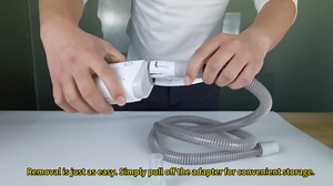 AirMini Hose Adapter – CPAP Tubing Connector Compatible with ResMed AirMini Travel Device, Universal AirMini CPAP Accessory for Standard Mask (White+2pack)