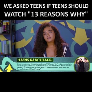 Should Teens watch 13 Reasons why? | REACT