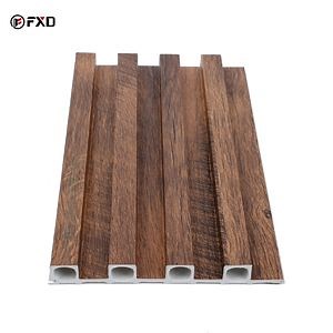 [Hot Item] WPC Fluted Wall Panel Wood Texture WPC Wall Cladding for Interior