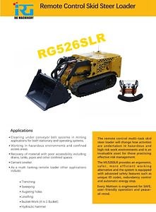 [Hot Item] Remote Control Mini Skid Steer Track Loader with Flail Mower Skid Steer