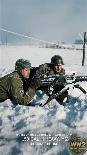 The M2 50 Cal M2 “Ma Deuce” in the Battle of the Bulge #worldwar2