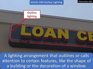 100 Days of Article 100: Outline Lighting