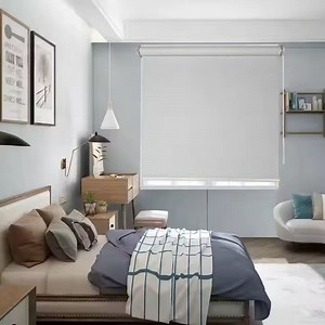 [Hot Item] Smart Automatic Electric Motorized Remote Windows Sun Pattern Shades Roller Blind Fabric