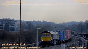 Railcam Banbury countdown - 10.03.25 - 10:00 If you want the full Banbury experience then why not take advantage of our '3 Cameras' viewing page, which will enable you to have all 3 cameras side by side. Here we have GB Railfreight #Class66 66748 'West Burton 50' leading 4E34 Southampton Western Docks GBRF to Doncaster Iport GBRF. | Railcam
