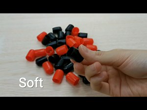 uxcell 50pcs Rubber End Caps 2mm ID Vinyl Round Tube Bolt Cap Cover Screw Thread Protectors Black