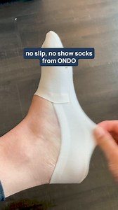 Meet the no sweat, no show socks guaranteed to not slip off your heel. ✨ | ONDO