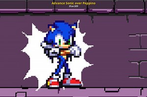 Advance Sonic over Peppino Mod for Pizza Tower | PT Mods