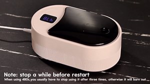 Ultrasonic Retainer Cleaner for Dentures, Mouth Guard, Night Guard, Invisalign, 45kHz Professional Ultrasonic Denture Cleaner, 200ML Sonic Cleaning Machine (U03)