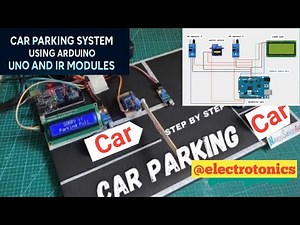 Car Parking System using Arduino and IR Sensor by electrotonics (ENG subtitles)