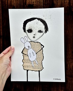 Surreal Gothic Collage: Outsider Art, Vintage Book Pages (9x12 Inches) - Etsy Australia