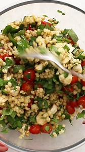 Introducing the perfect summer pasta salad! Israeli Couscous Salad! | Rachel Cooks