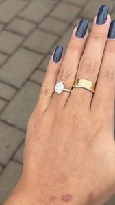 Amanda’s Ring  Her STUNNING engagement ring features an Oval Diamond set into a 18k Two Tone Solitaire Setting with a Diamond Hidden Halo朗 #diamond #diamondring #labdiamonds #customring #rounddiamond #dreamring #engaged #casalecustom #monmouthcountry #diamonds #redbank #customjewelry #bridaltruth #gia #shopsmall #weddingring #marriageproposal #engagementring #statenislandnewyork #statenislandusa | Casale Jewelers - Cory Schifter | Facebook