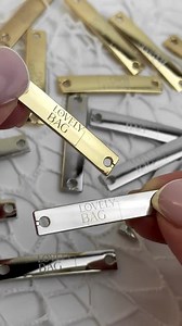 Custom Metal Tags for Bags, Gold or Silver Engraved Labels, Personalized Logo Tags, Handmade Accessories Branding, Metal Logo - Etsy