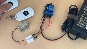 Wireless Remote Control 433 Mhz DC5V 12V 24V 30V 1CH Relay Receiver Module for Garage Door on OFF Transmitter