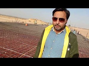 Construction Of Flat Plate Slab Reinforcement of Slab Part 02