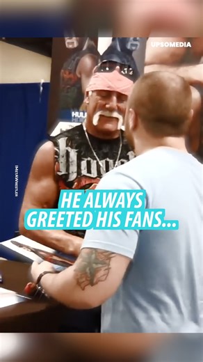 163K views · 488 reactions | He always greeted his fans, but Hulk Hogan was hiding something. This is what he did after shaking hands with them. | Positive | Facebook