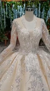 5.1K views · 730 reactions | Glamorous long sleeve wedding gown | Fashion Buddy | Facebook