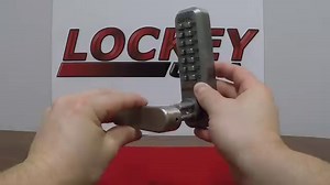 This video demonstrates how to install the LockeyUSA 2835/2835DC Mechanical Keyless Lever Lock. | Lockey USA