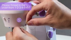 Portable Sewing Machine with Extension Table and Light,Mini Handheld Sewing Machine with Upgraded,Two Threads Double Speed Double Switches,Easy to Use for Kids,Beginners and DIY, White