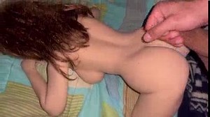 Pov Anal Young girl with perfect buttocks receives anal sex by a fat cock in her tight ass.